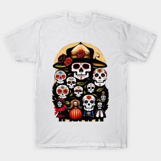 colourful skull T-Shirt